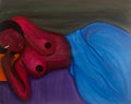 a women smoking